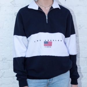 Brandy Los Angeles quarter zip!